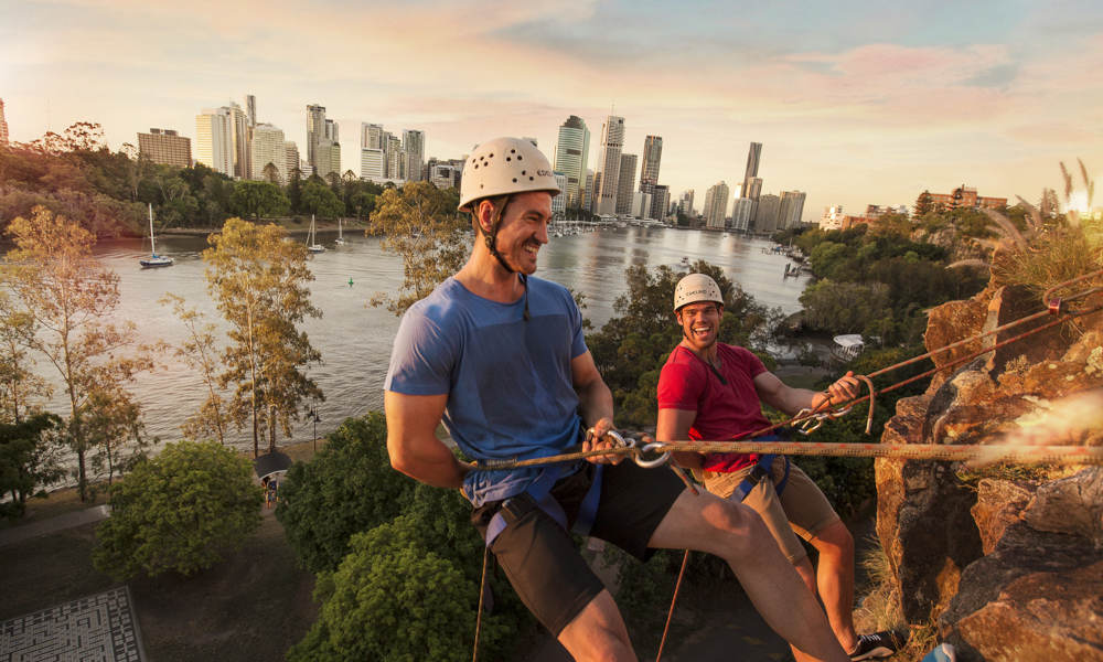 2. Rock Climbing at Kangaroo Point