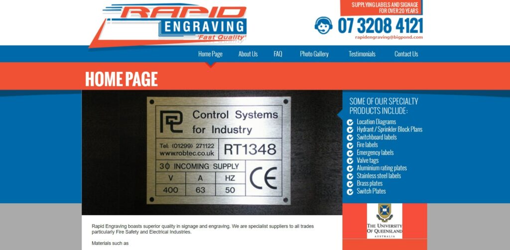 5. Rapid Engraving