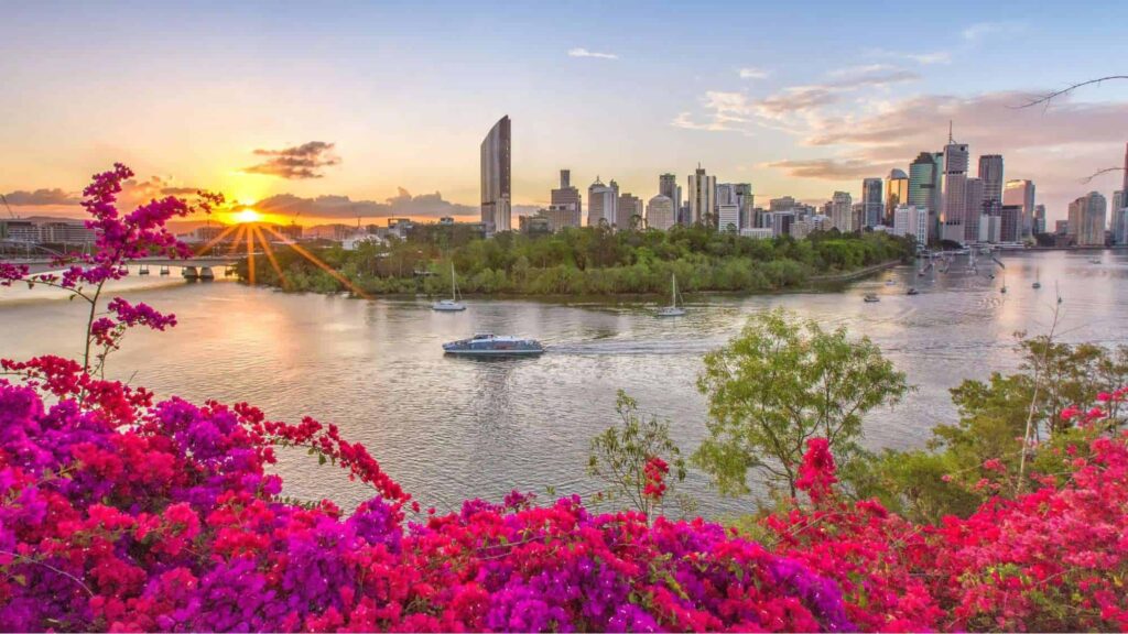 How was Brisbane chosen as Olympics host city