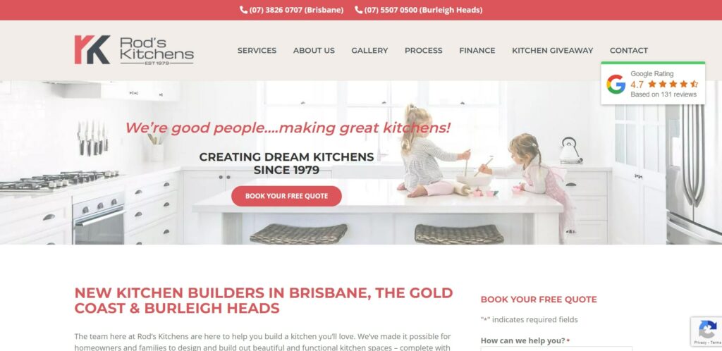 1. Rod's Kitchens
