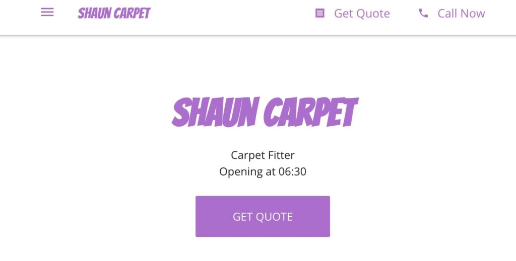 1. Shaun Carpet