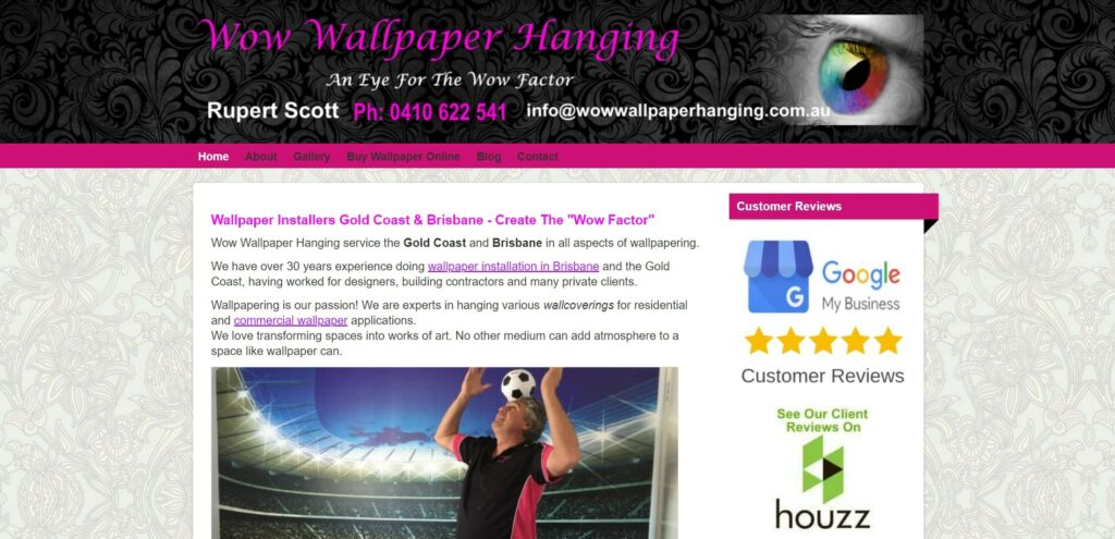 Wow Wallpaper Hanging