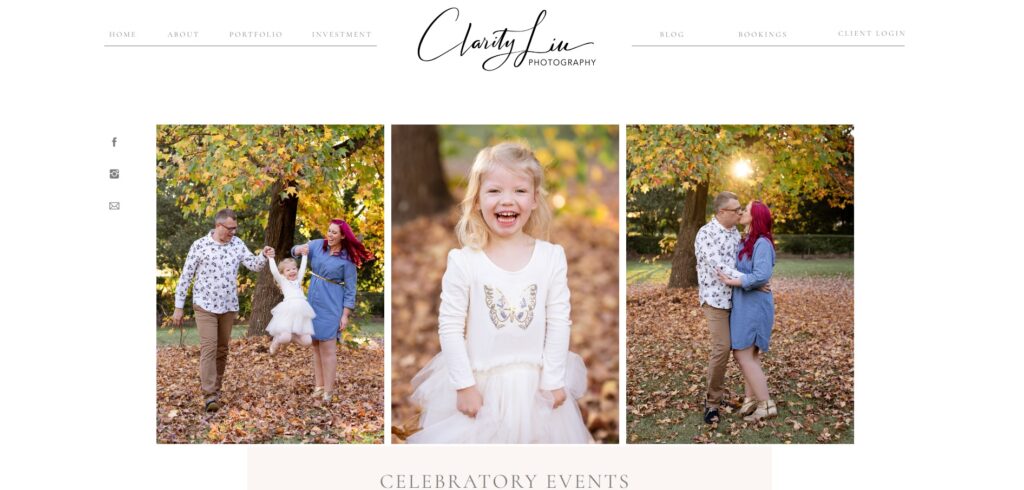 Clarity Liu Photography Homepage