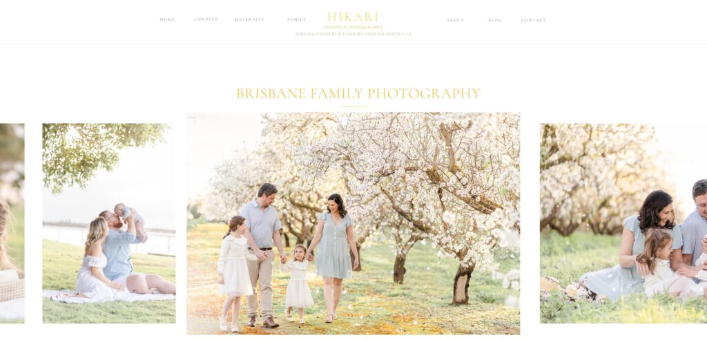 Hikari Lifestyle Photography Homepage