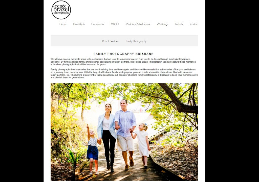 Renee Brazel Photography Homepage