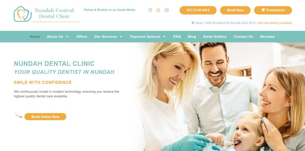 nundah central dental homepage