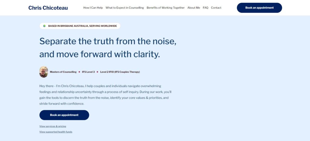 chris chicoteau homepage